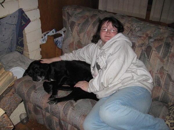 Me and Rocky Christmas 2006 - I miss you big beautiful boy!