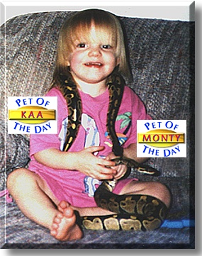 Monty and Kaa, the Pet of the Day