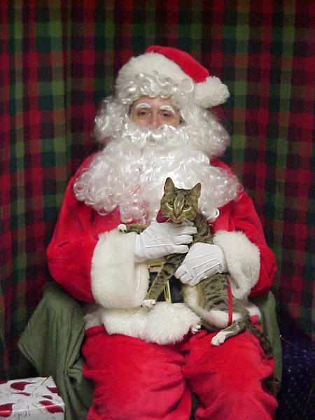 Hope Simone and Santa