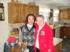 Sandra & Astrid in the kitchen