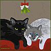 mistletoe kitties