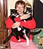 Me with Kit and Molly on their first birthday  Feb. 2008