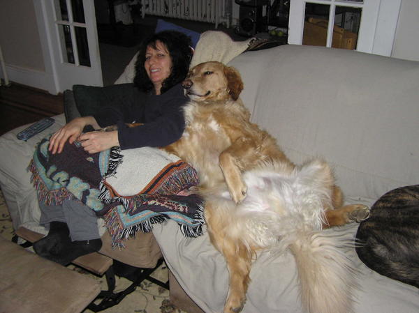 Me and Alex chilling on the couch..