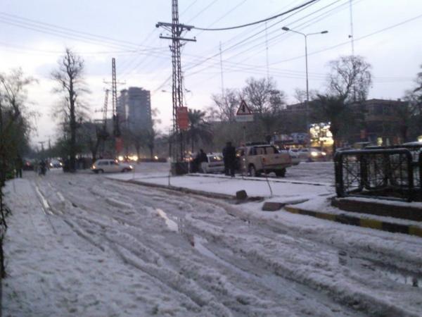 Snow Fall in Lahore 4