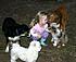 Sydney with pups